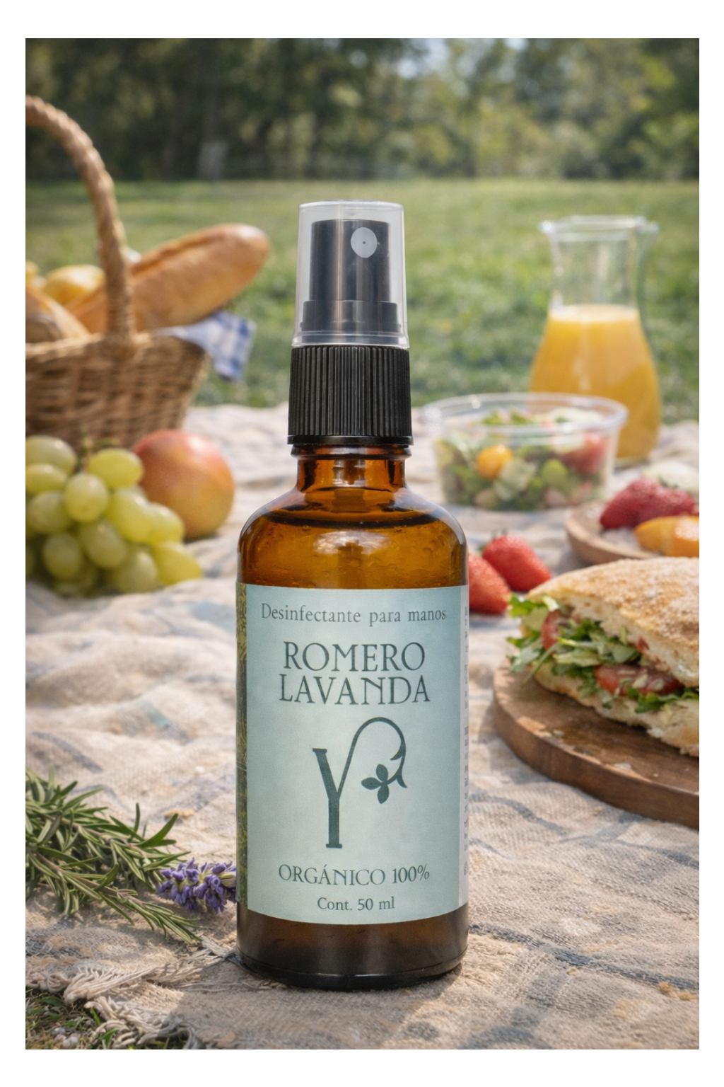 Desinfectante de Romero Lavanda Orgánico