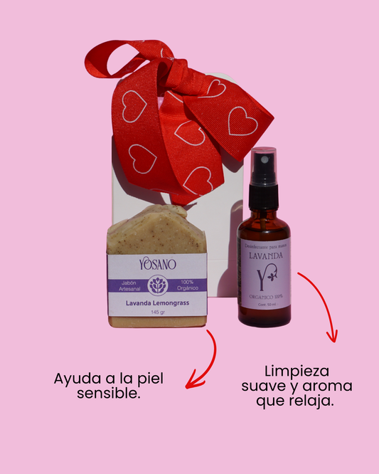 Amor a primera Lavanda - Jabón Lavanda Lemongrass y Desinfectante de Lavanda