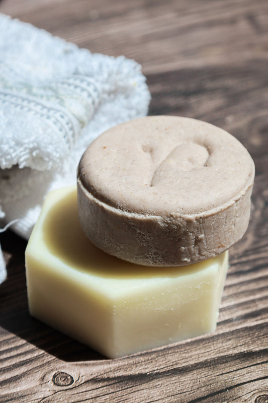 Pack Shampoo Sólido Romero-Lavanda & Acondicionador Romero 170g - Equilibrio Cabello