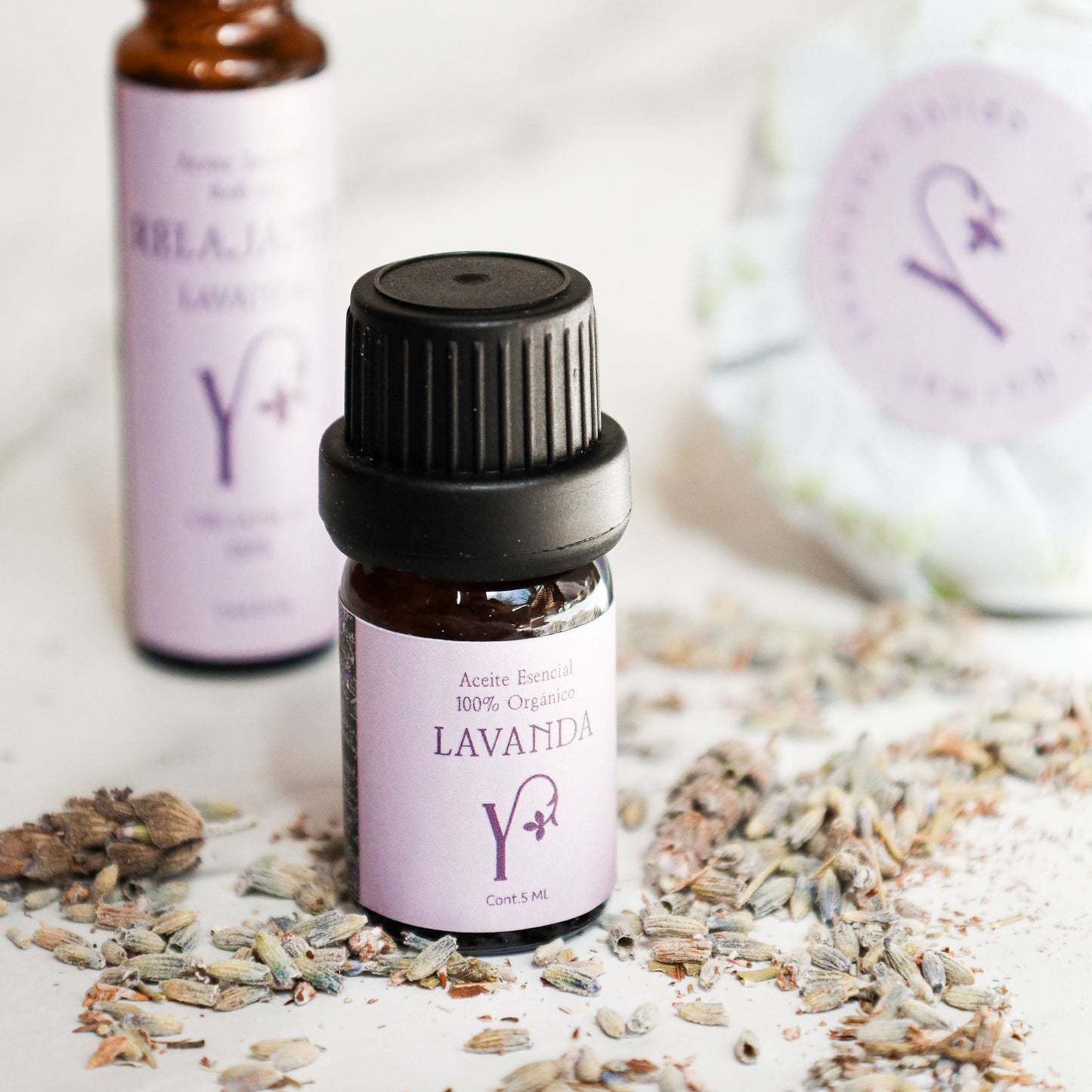 Aceite Esencial de Lavanda Puro Orgánico 5ml - Relajante y Aromático