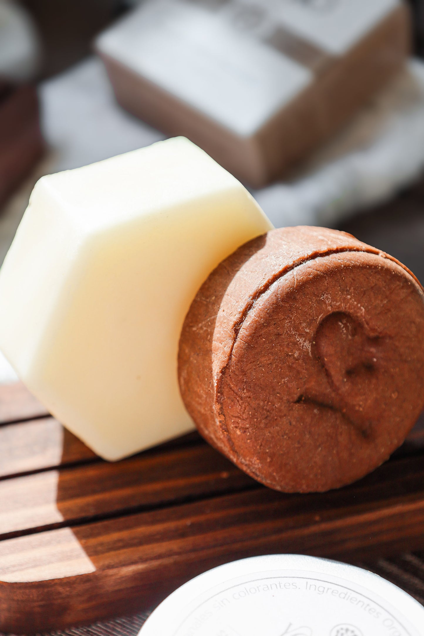 Pack Shampoo Sólido Lavanda-Cacao & Acondicionador Romero 170g - Cabello Seco