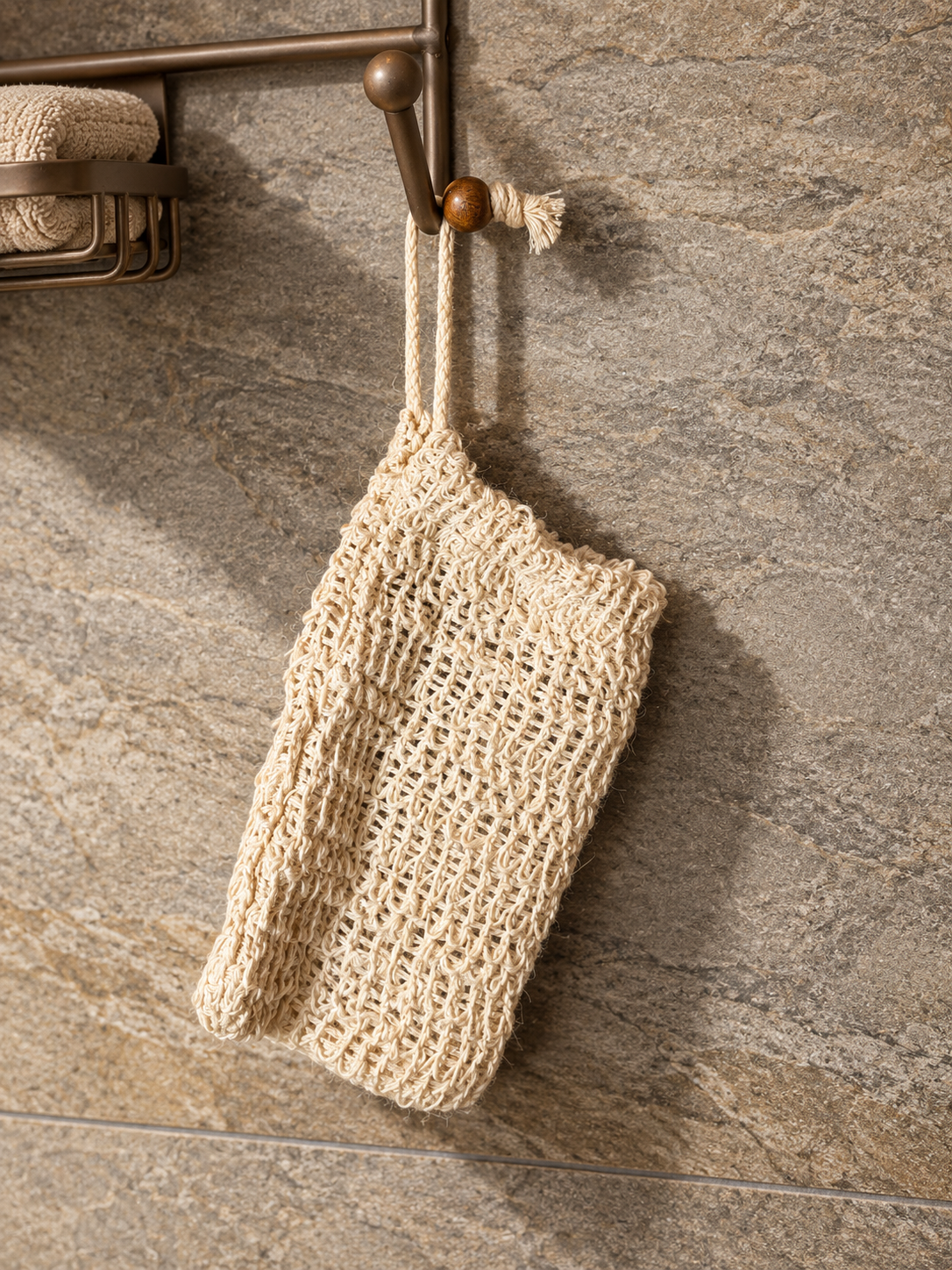 Bolsa de jabón exfoliante