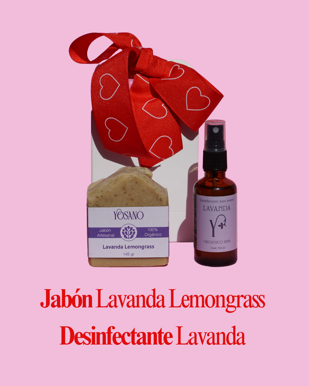 Amor a primera Lavanda - Jabón Lavanda Lemongrass y Desinfectante de Lavanda
