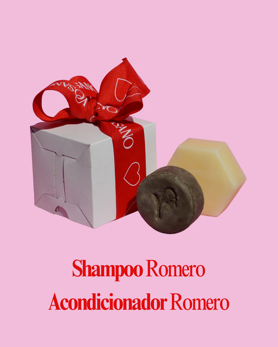Romero & Romero - Shampoo Sólido de Romero y Acondicionador de Romero