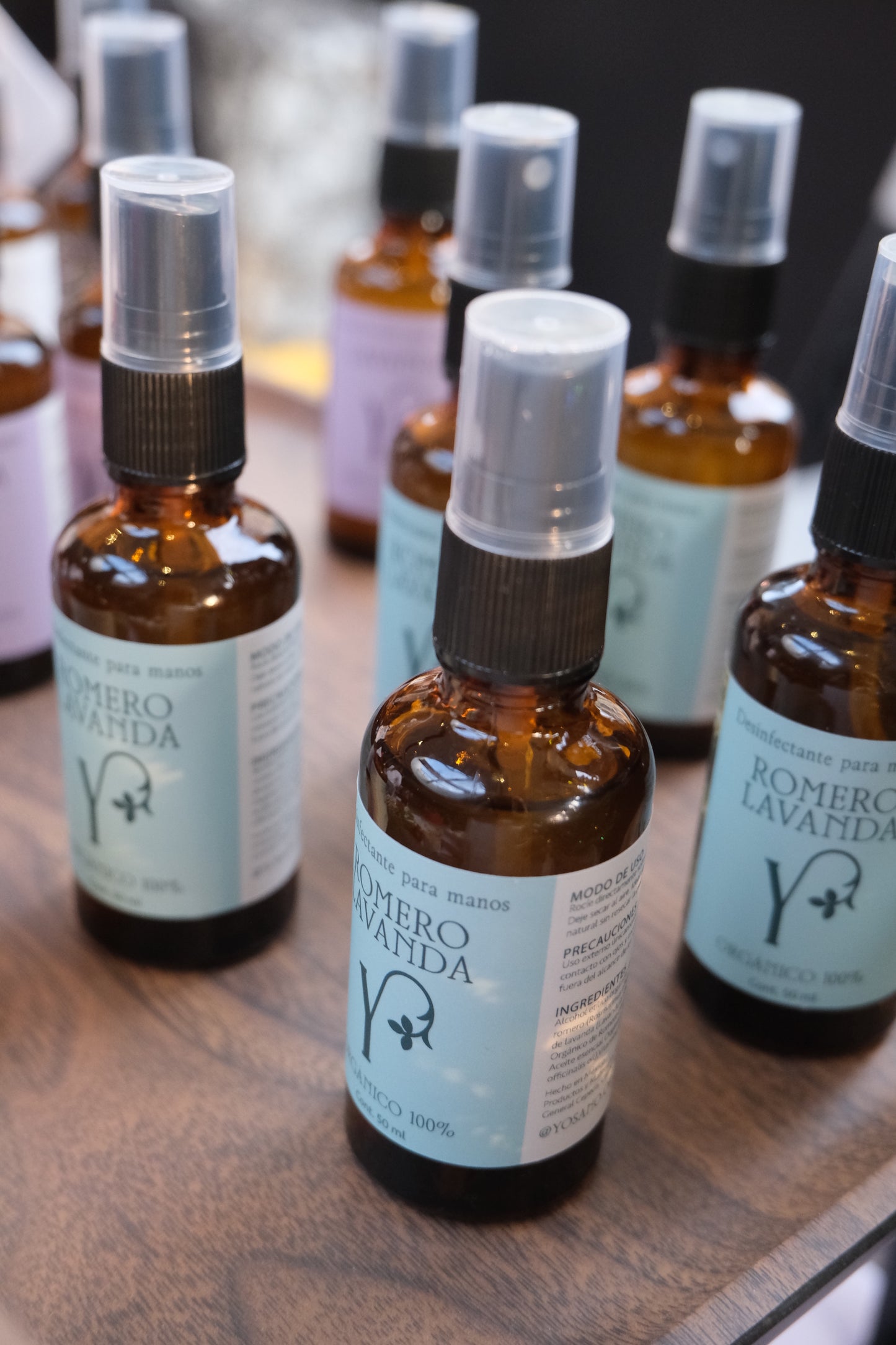 Desinfectante de romero lavanda