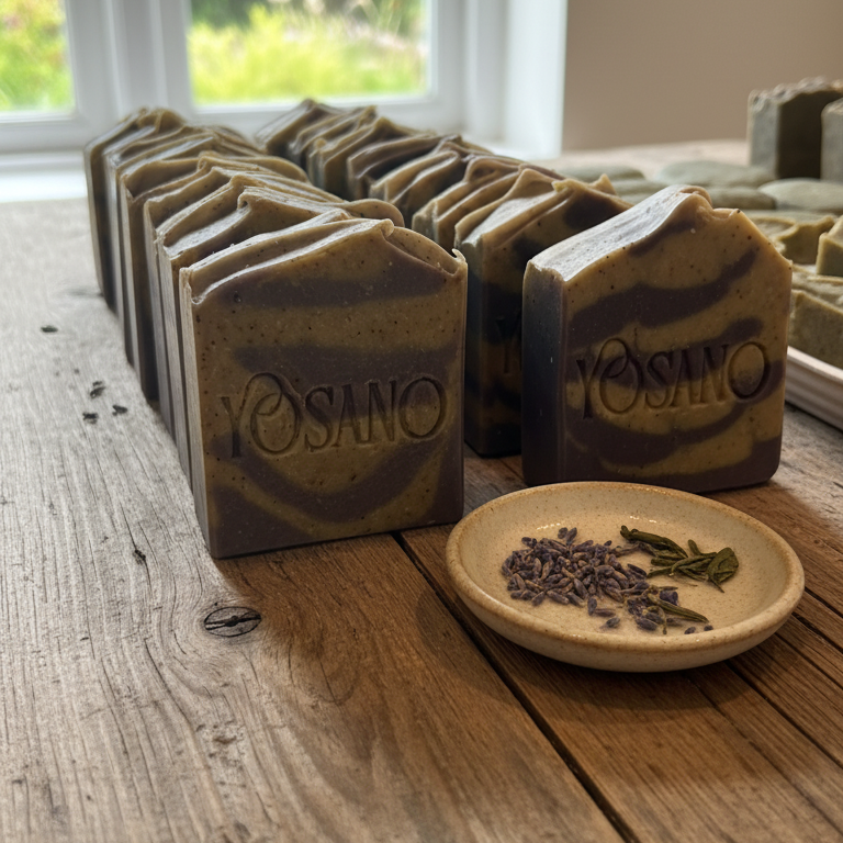 Jabón Sólido Lemongrass Lavanda Orgánico 150g - Energizante y Relajante