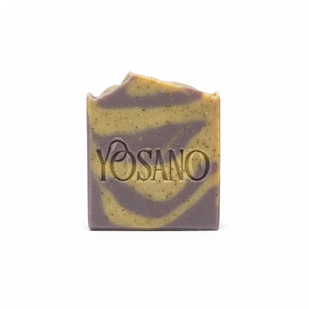 Jabón Sólido Lemongrass Lavanda Orgánico 150g - Energizante y Relajante