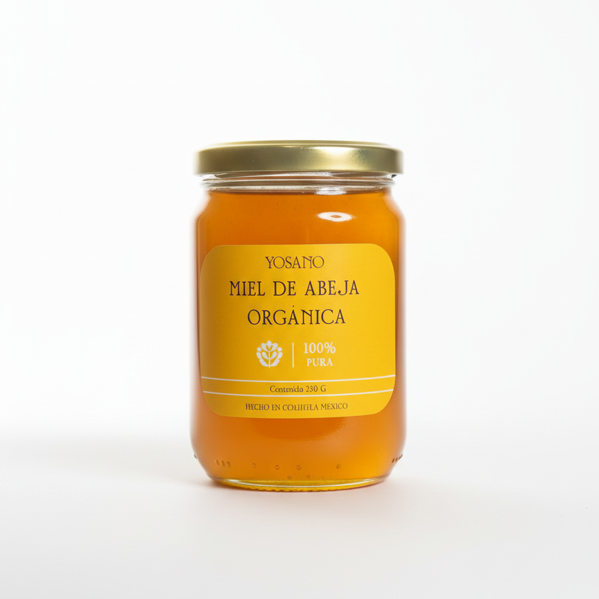 Miel de Abeja Extra Virgen 100% Pura Mexicana - Natural del Rancho
