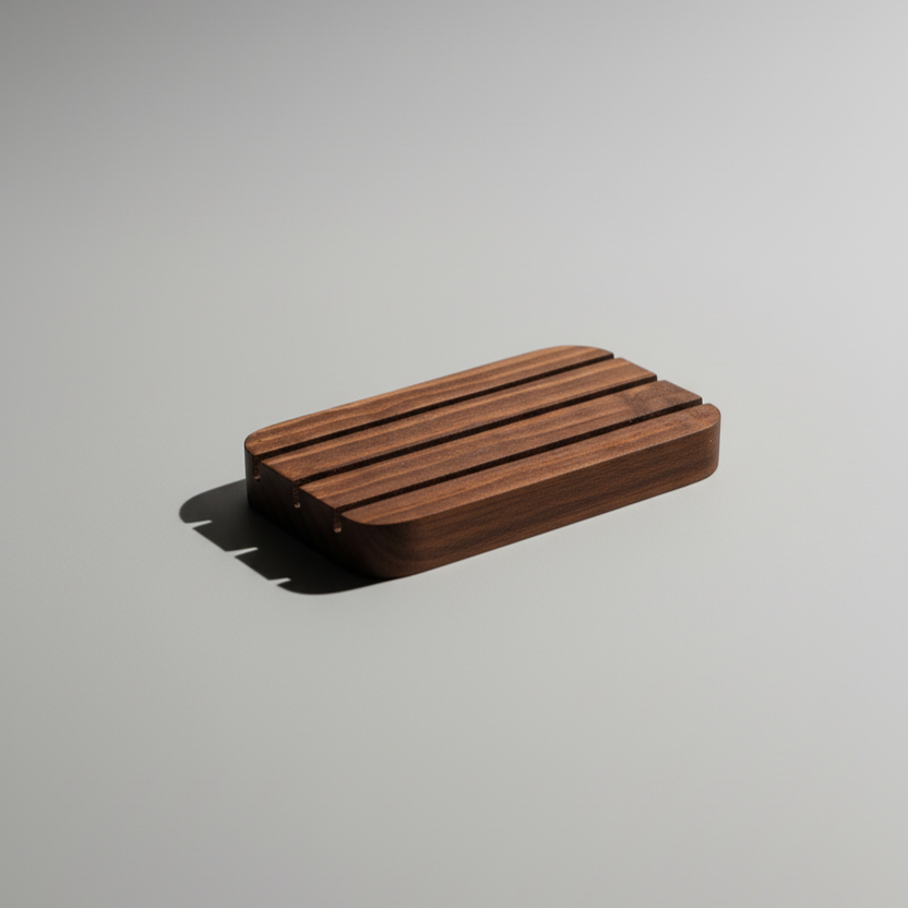 Jabonera de Madera Natural Artesanal - Ecológica para Jabones Sólidos