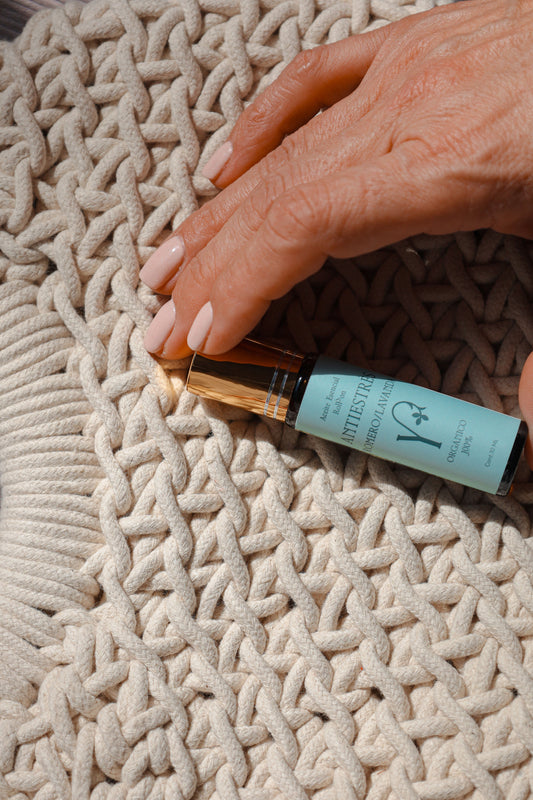 Aceite Esencial Lavanda-Romero Roll-On Orgánico 10ml - Equilibrio Portátil